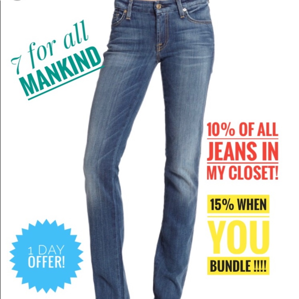 7 For all mankind Jimmie straight leg jeans
